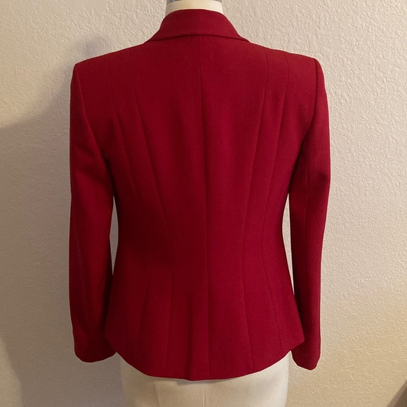 Kasper Red Blazer - Picture 4 of 7